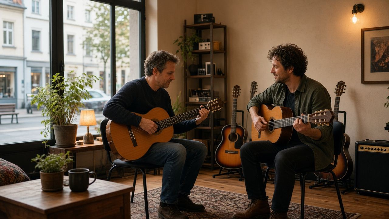 Adult music studio / guitar lessons at Studio Wildstrand